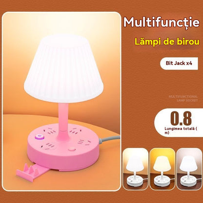 💡Πολυλειτουργικό νυχτερινό φως με ενσωματωμένο πολύπριζο: πρακτικό, κομψό και εξοικονομεί χώρο!