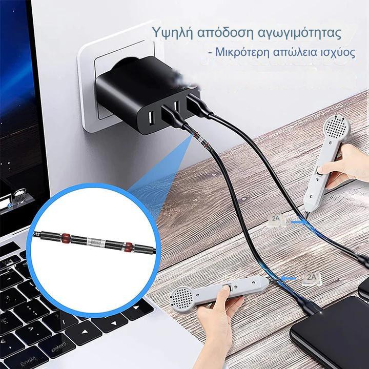 【100/200 τεμάχια】 Πολυλειτουργικό χιτώνιο στεγανοποίησης επισκευής θραύσης καλωδίων, κιτ συρμάτινου συνδετήρα θερμικής συρρίκνωσης