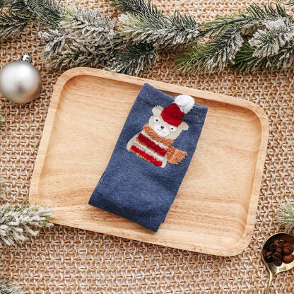 🔥【10 ζευγάρια，Μεγάλες Προσφορές】🔥Χριστουγεννιάτικες κάλτσες 2025, γυναικείες κάλτσες με σχέδια ζώων για το φθινόπωρο και τον χειμώνα, με σχέδια κινουμένων σχεδίων