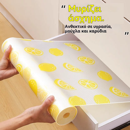 🛡️🧼📏Παχιά και ανθεκτικά στην υγρασία χαλάκια συρταριών, χαλάκια ντουλαπιών, τραπεζομάντιλα