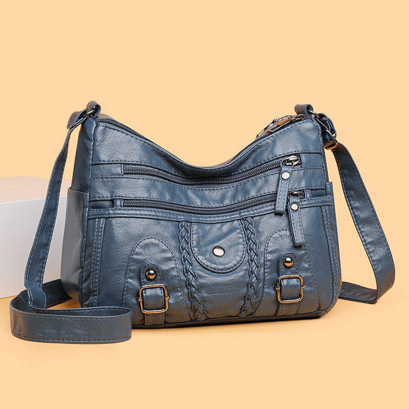 🔥 【Προώθηση μείωσης τιμών】Η νέα γυναικεία τσάντα 2025 με πολλαπλές τσέπες, μεγάλη χωρητικότητα – μπορεί να φορεθεί στον ώμο ή χιαστί.