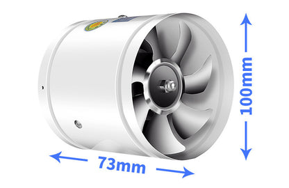 【🔥Αγοράστε 1 και κερδίστε 1 δωρεάν】Ισχυρός αθόρυβος ανεμιστήρας εξάτμισης