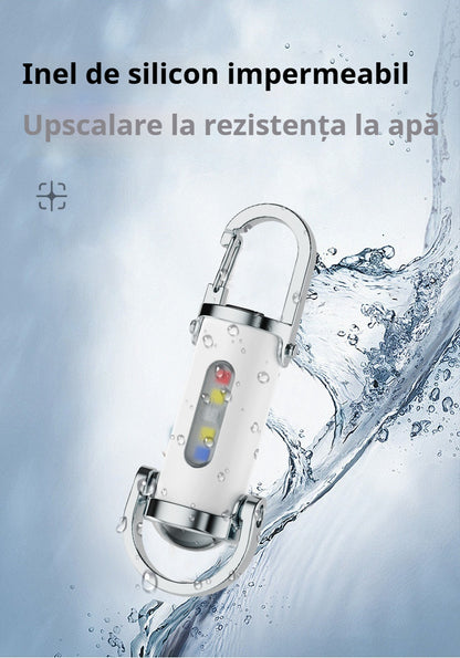 🔥 【Αγοράστε 1 και πάρτε 1 δωρεάν】🔥 Υπερβολικά φωτεινός, αδιάβροχος μίνι φακός μπρελόκ – ισχυρή απόδοση!