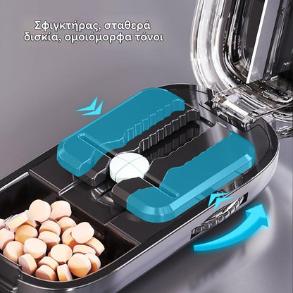 🔥【Χαμηλή τιμή για περιορισμένο χρονικό διάστημα】👍🌈Φορητό κουτί για κοπή χαπιών