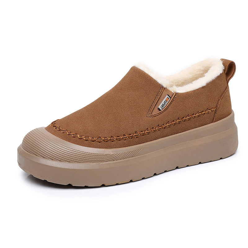 Χειμερινά Νέα Ανδρικά Βαμβακερά Παπούτσια 2025 με Ζεστή και Άνετη Μαλακή Σόλα