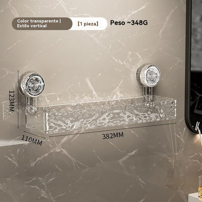 🍽️🧺🔥Αγοράστε ένα και πάρτε ένα δωρεάν🔥 Βάση αποθήκευσης με βεντούζα χωρίς τρυπήματα, κομψή κυματιστή βάση αποστράγγισης, κατάλληλη για κουζίνα και μπάνιο