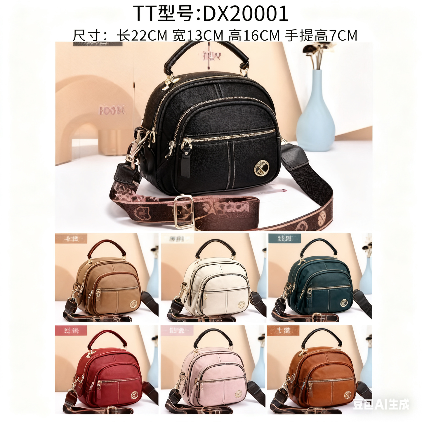 💟【Προώθηση μείωσης τιμών】👜2025 Νέα μικρή τετράγωνη φορητή τσάντα μεγάλης χωρητικότητας/τσάντα χιαστί