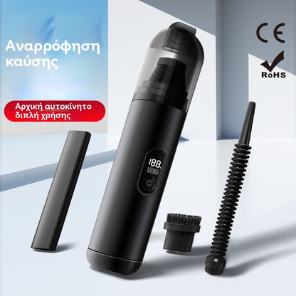 ⚡🚗【Χαμηλή τιμή για περιορισμένο χρονικό διάστημα】 Ισχυρή ασύρματη ηλεκτρική σκούπα αυτοκινήτου 13.000Pa