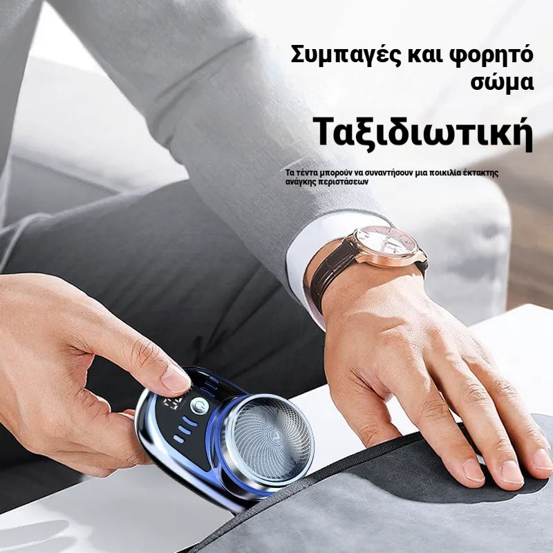 🔥2 τεμάχιο 26 ευρώ🔥Αγοράστε 1 και πάρτε 1 δωρεάν🔥Μίνι ξυριστική μηχανή, φορητή επαναφορτιζόμενη πλενόμενη ηλεκτρική ξυριστική μηχανή👨‍💼